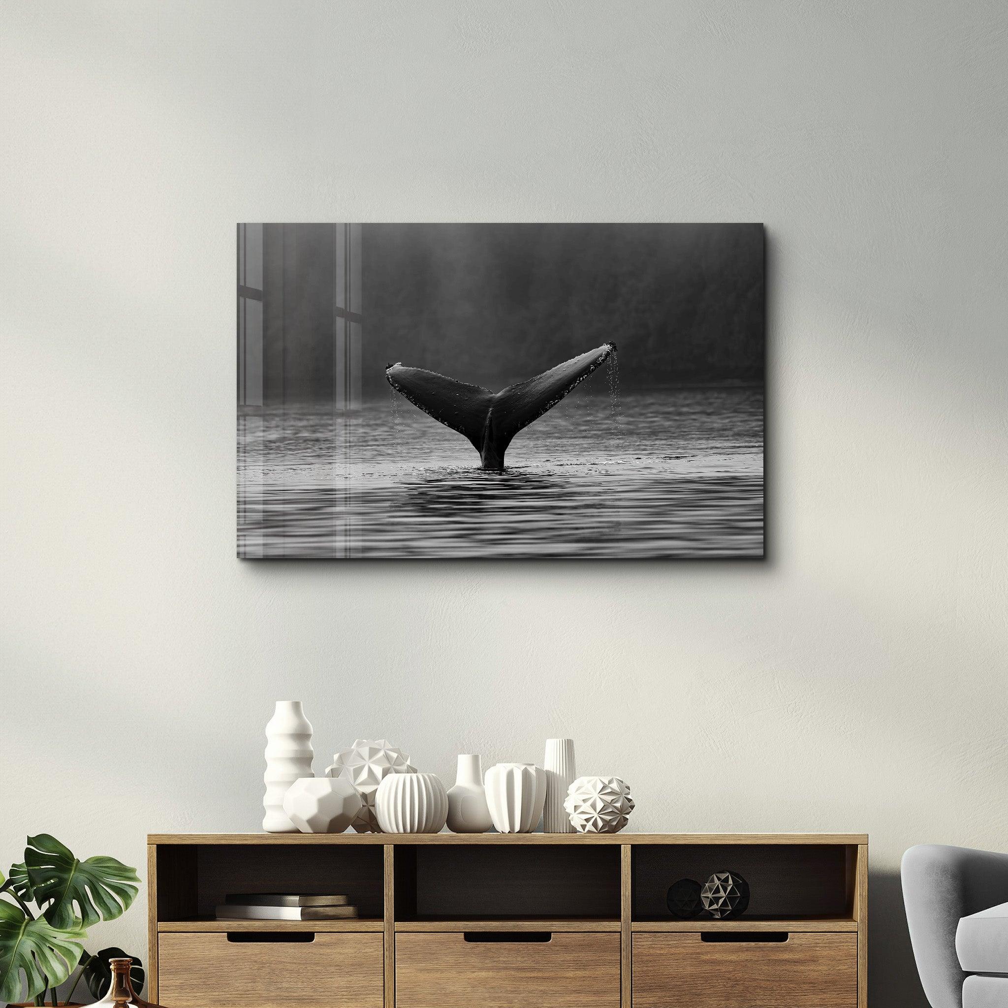 Whale | Designer's Collection Glass Wall Art - ArtDesigna Glass Printing Wall Art
