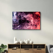 Smokes on the Black | Glass Wall Art - ArtDesigna Glass Printing Wall Art