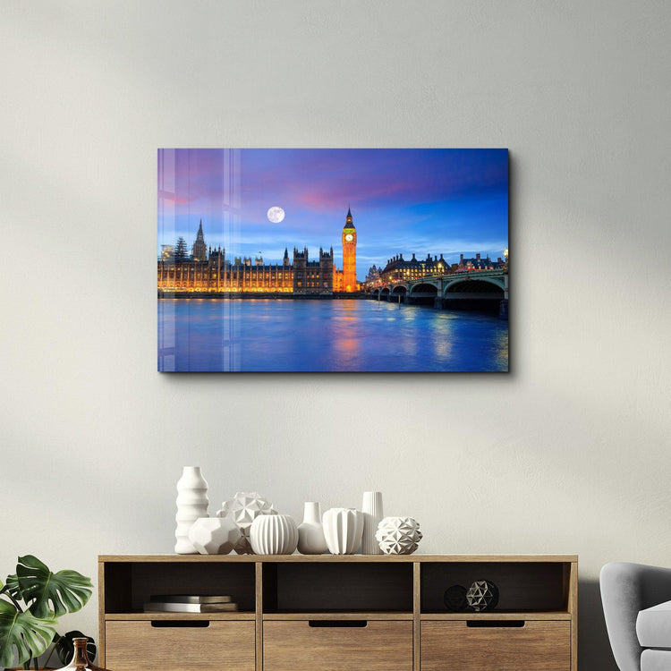・"London Skyline - UK"・Glass Wall Art - ArtDesigna Glass Printing Wall Art