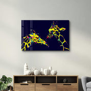 Colormix Giraffes | Glass Wall Art - ArtDesigna Glass Printing Wall Art