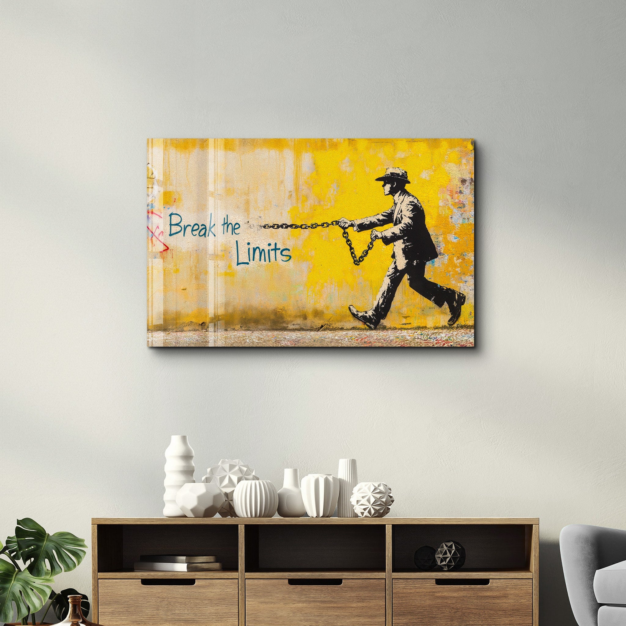 Break the Limits - Glass Wall Art