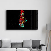 Liquid Drops | Glass Wall Art - ArtDesigna Glass Printing Wall Art