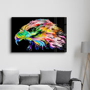Colorful Eagle | Glass Wall Art - ArtDesigna Glass Printing Wall Art