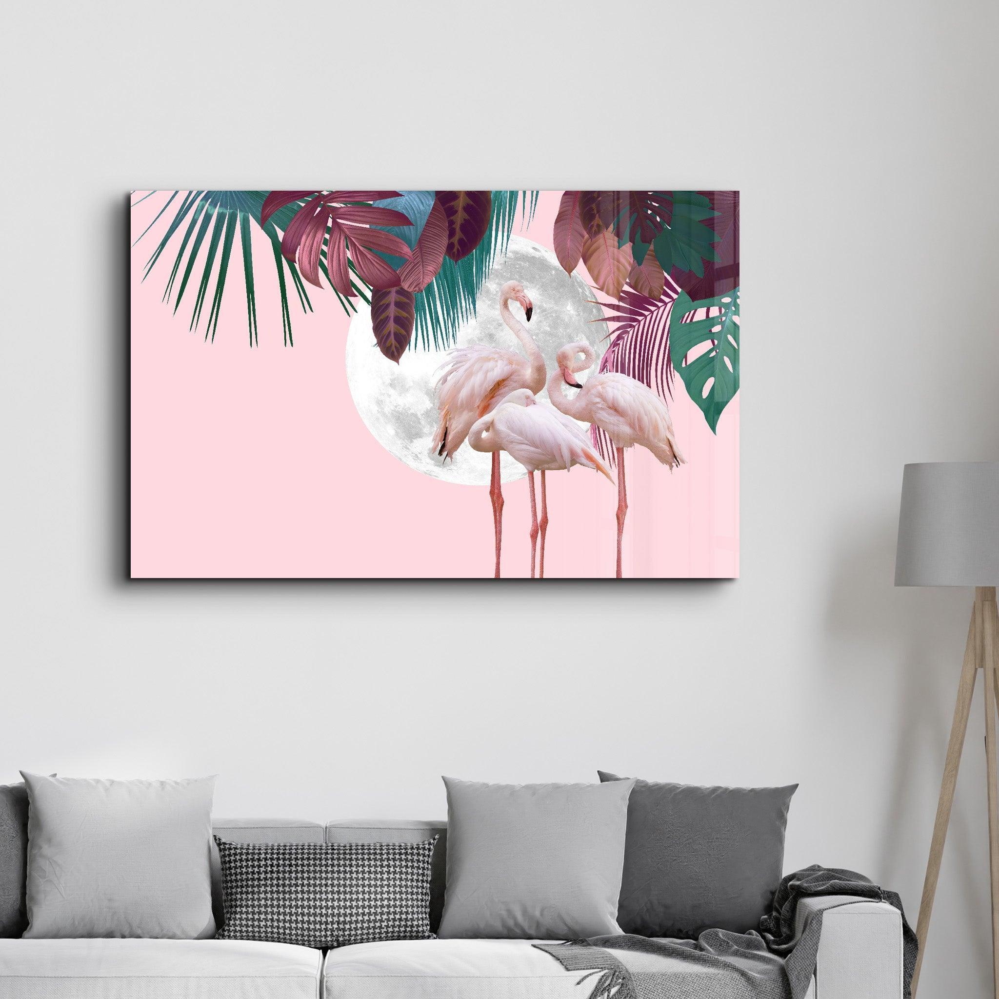 Greater Flamingo | Glass Wall Art - ArtDesigna Glass Printing Wall Art
