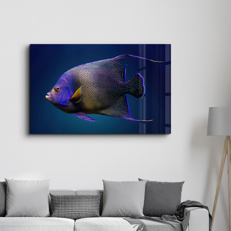・"Exotic Fish"・GLASS WALL ART - ArtDesigna Glass Printing Wall Art