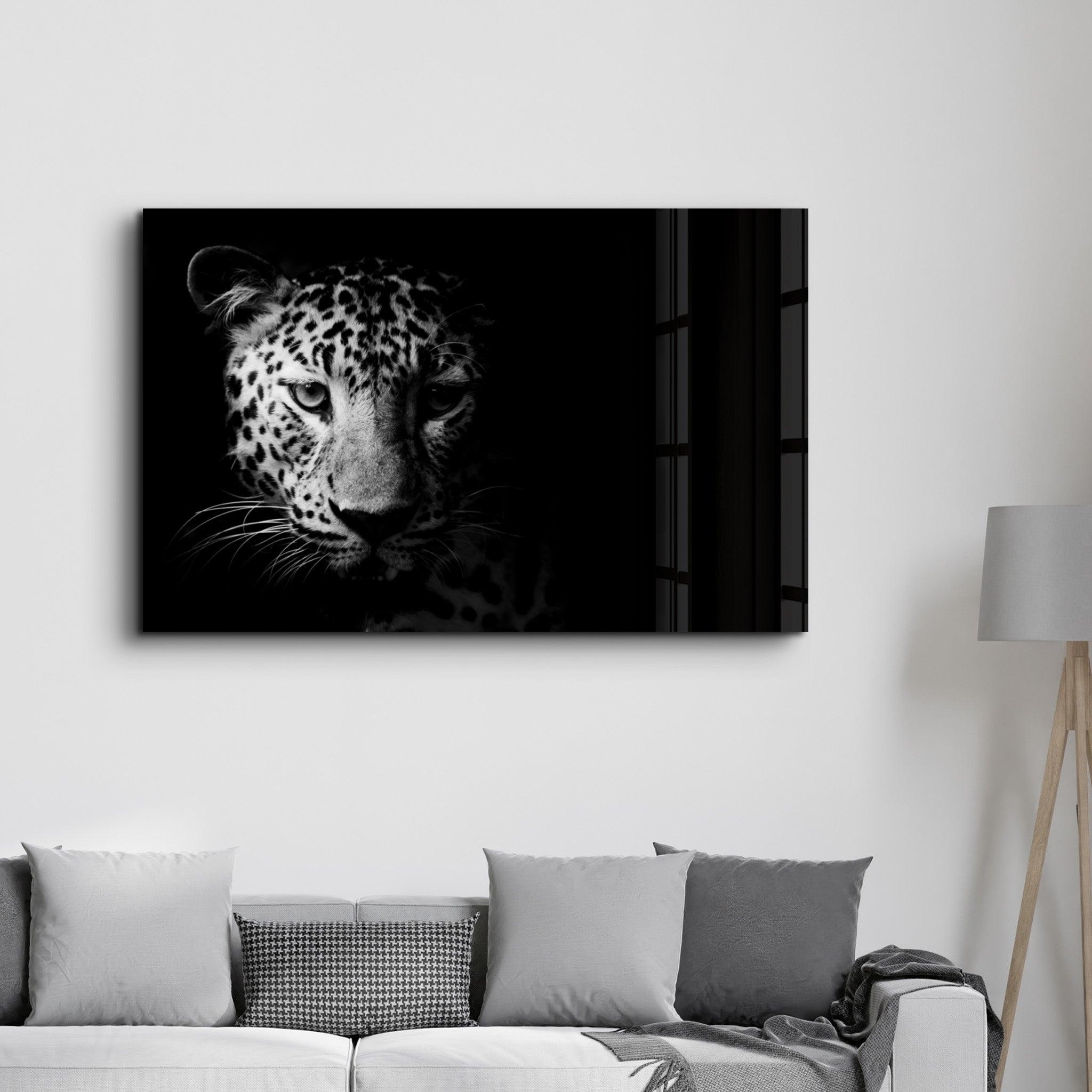 Mystic Eyes of the Jungle | Glass Wall Art - Artdesigna