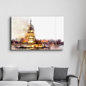 Maiden's Tower Istanbul | Glass Wall Art - Artdesigna