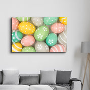 Eggs | Glass Wall Art - Artdesigna