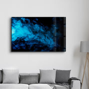 Blue Smoke | Glass Wall Art - ArtDesigna Glass Printing Wall Art