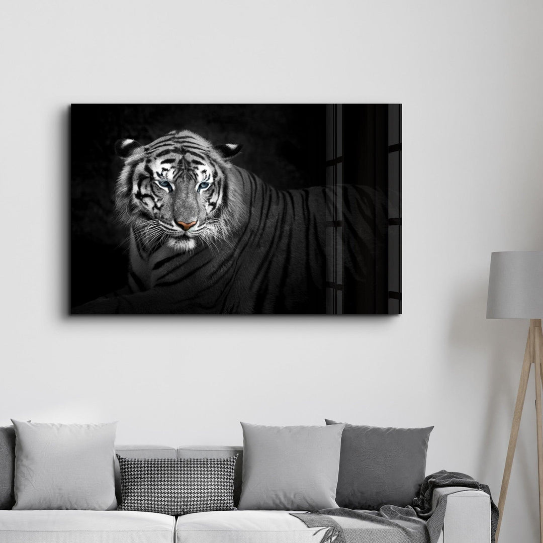 ・"Tiger 4"・Glass Wall Art - ArtDesigna Glass Printing Wall Art