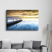 Sunset on the Beach | Glass Wall Art - ArtDesigna Glass Printing Wall Art