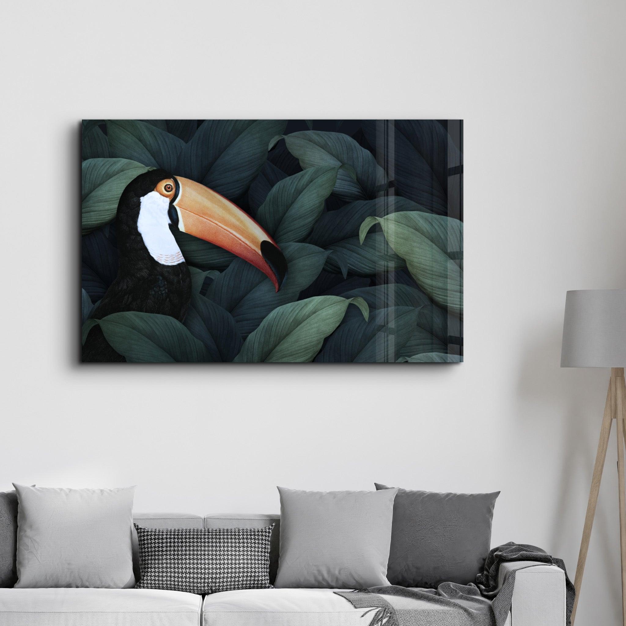 Toucan Parrot | Glass Wall Art - ArtDesigna Glass Printing Wall Art
