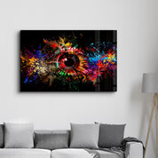 Eye of the Future | Glass Wall Art - Artdesigna