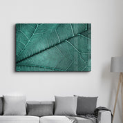 Green Leaf 4 | Glass Wall Art - ArtDesigna Glass Printing Wall Art