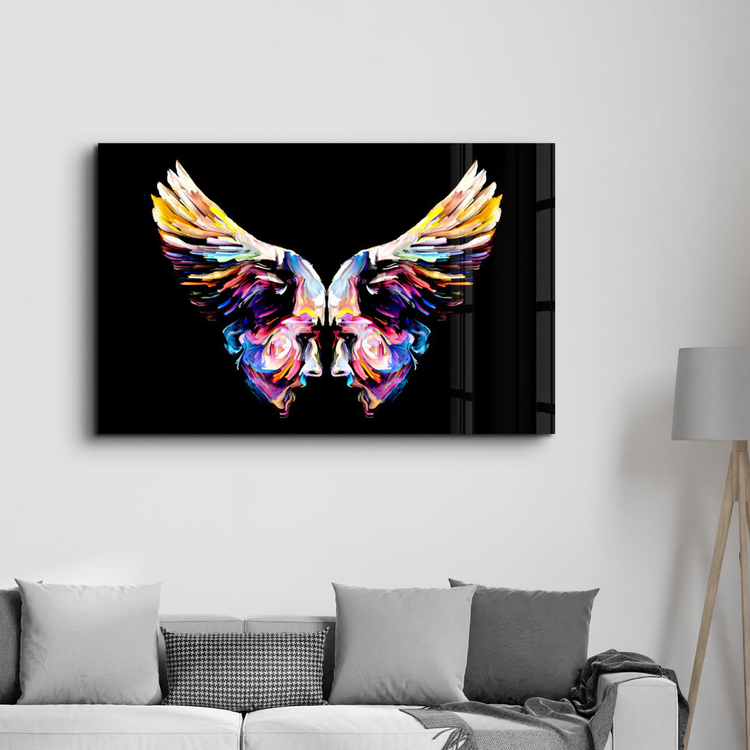 ・"Angel Faces"・Glass Wall Art - ArtDesigna Glass Printing Wall Art