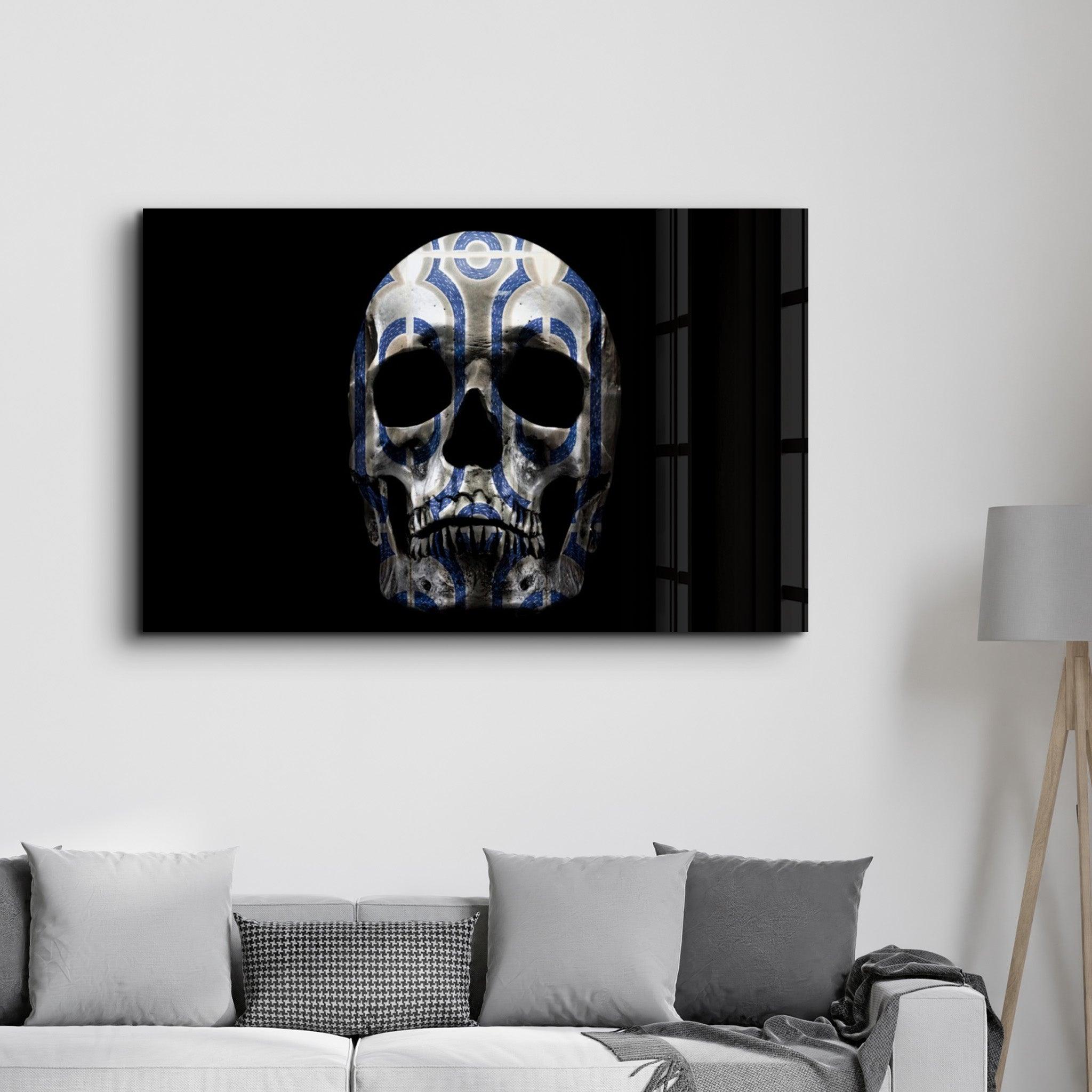 Design Skull | Glass Wall Art - ArtDesigna Glass Printing Wall Art