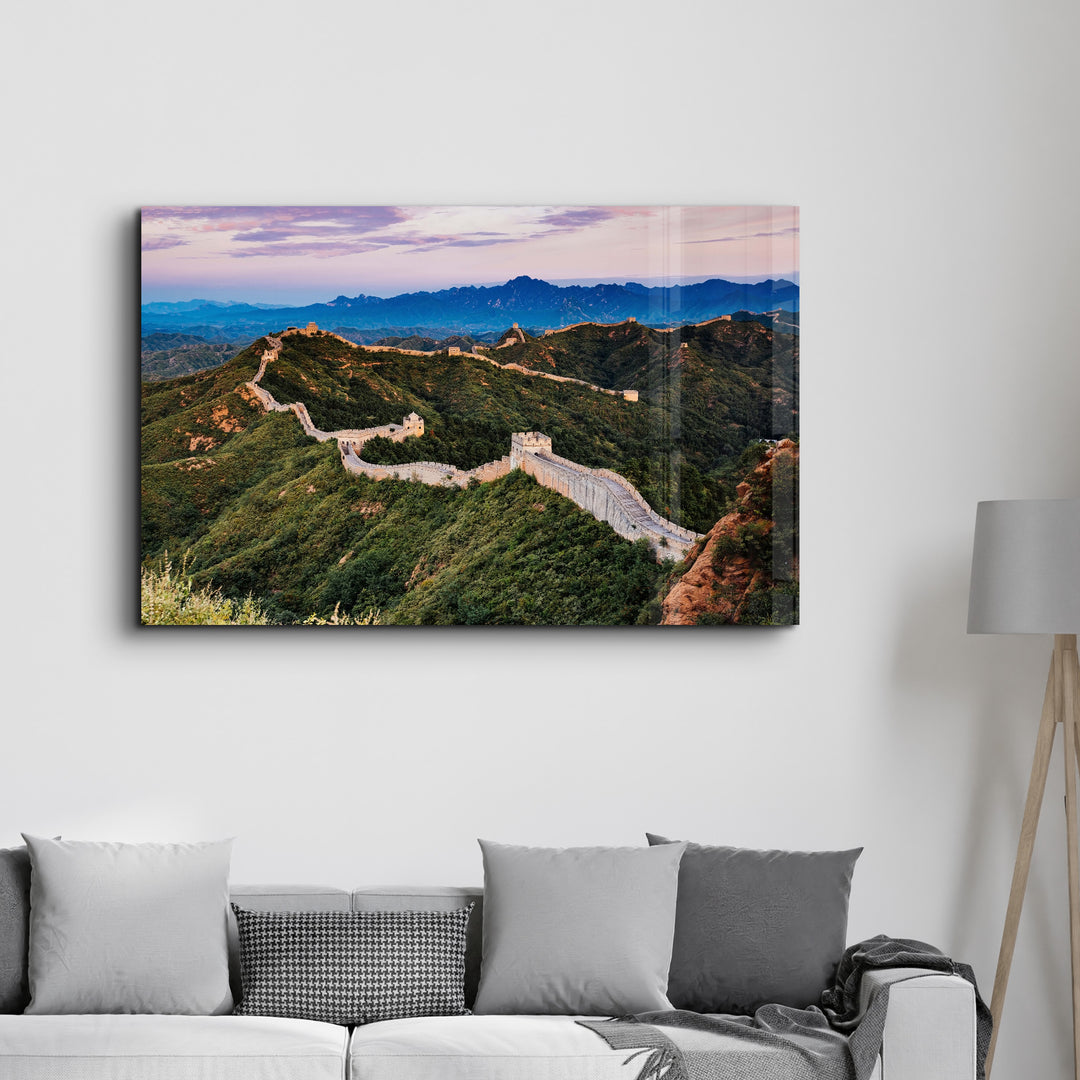 ・"The Great Wall of China"・Glass Wall Art - ArtDesigna Glass Printing Wall Art