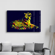 Colormix Tiger 2 | Glass Wall Art - ArtDesigna Glass Printing Wall Art