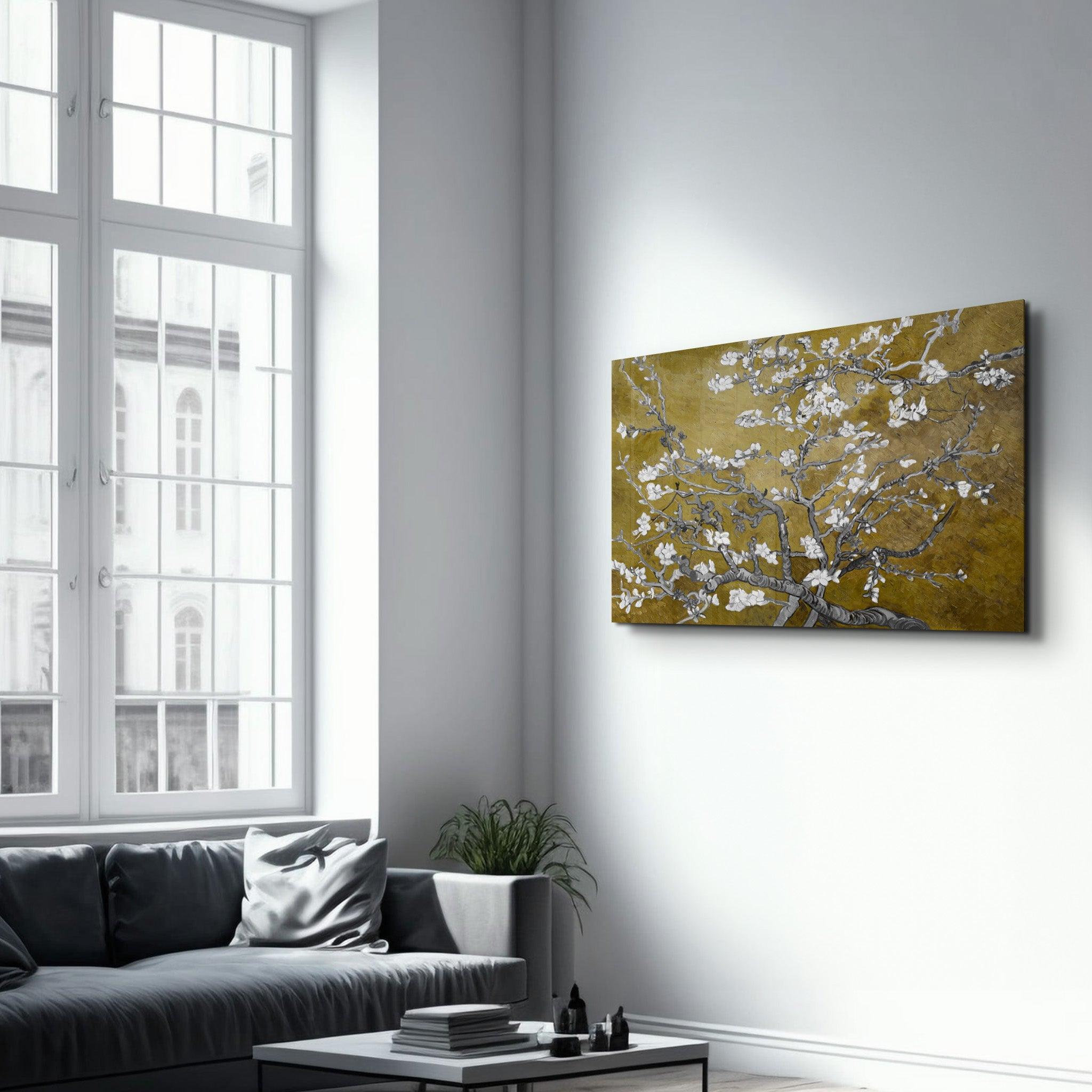 Abstract Flowers V2 | Glass Wall Art - ArtDesigna Glass Printing Wall Art