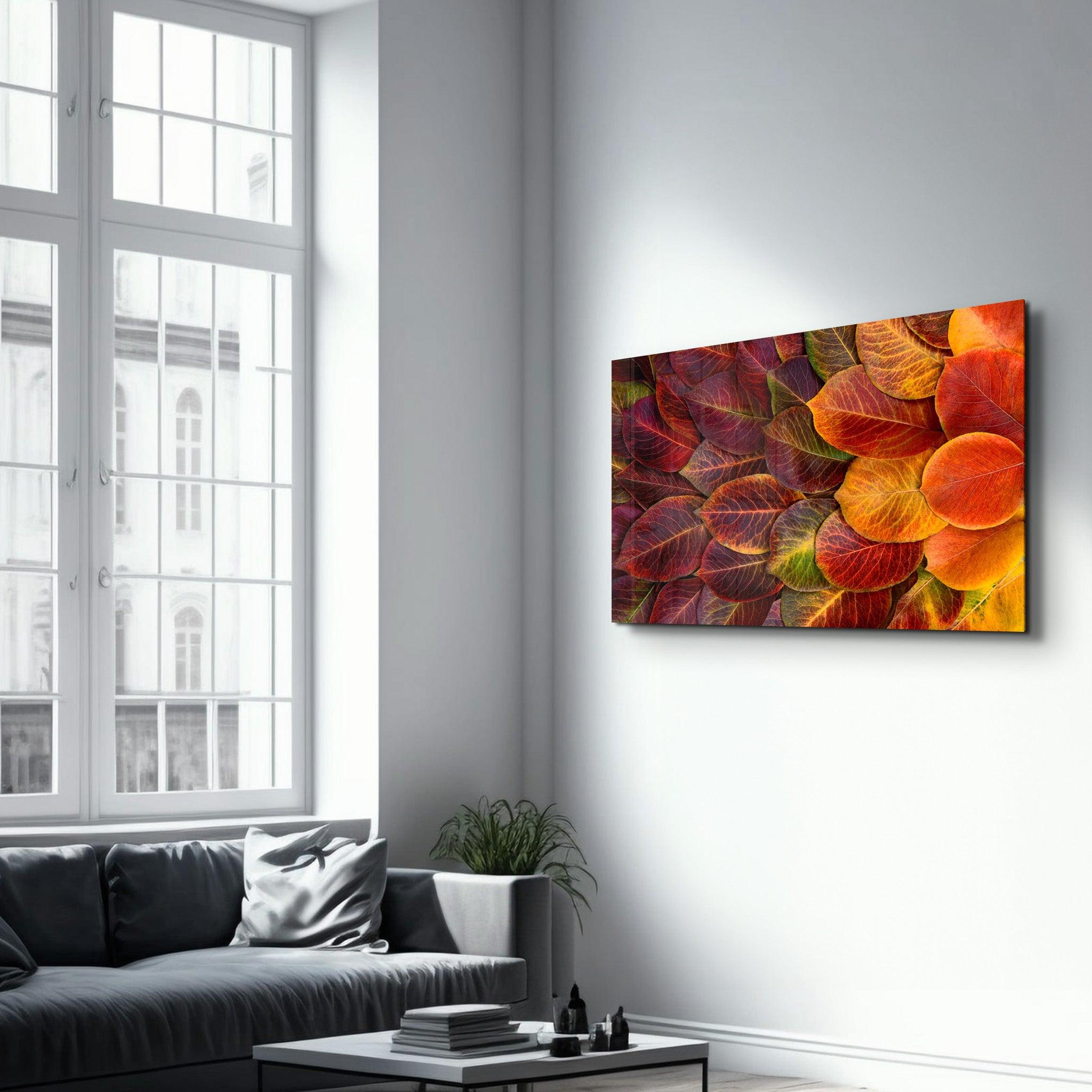 Leaves | Glass Wall Art - ArtDesigna Glass Printing Wall Art