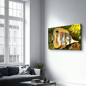 Batik Fish | Glass Wall Art - ArtDesigna Glass Printing Wall Art