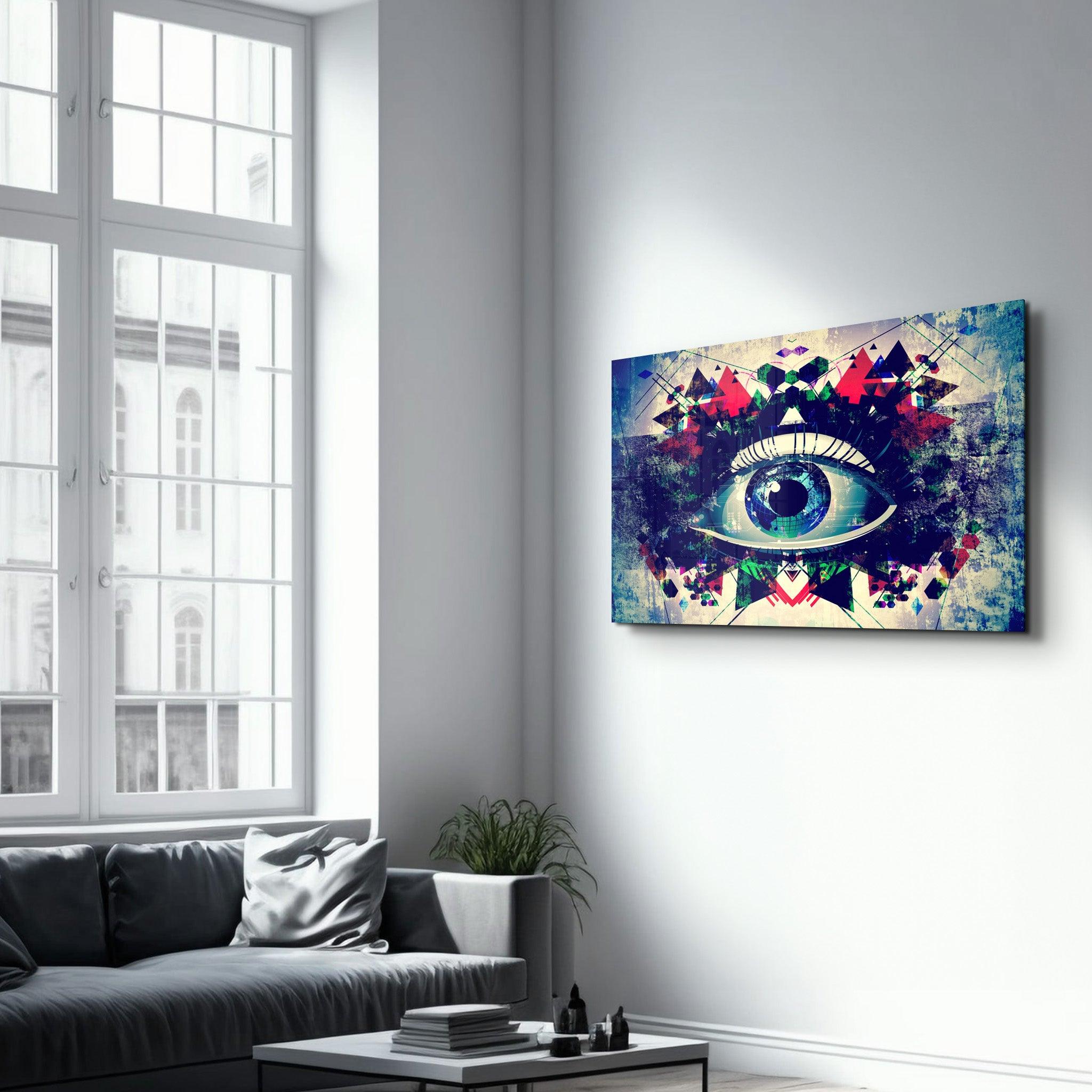 Modern Eye | Glass Wall Art - ArtDesigna Glass Printing Wall Art