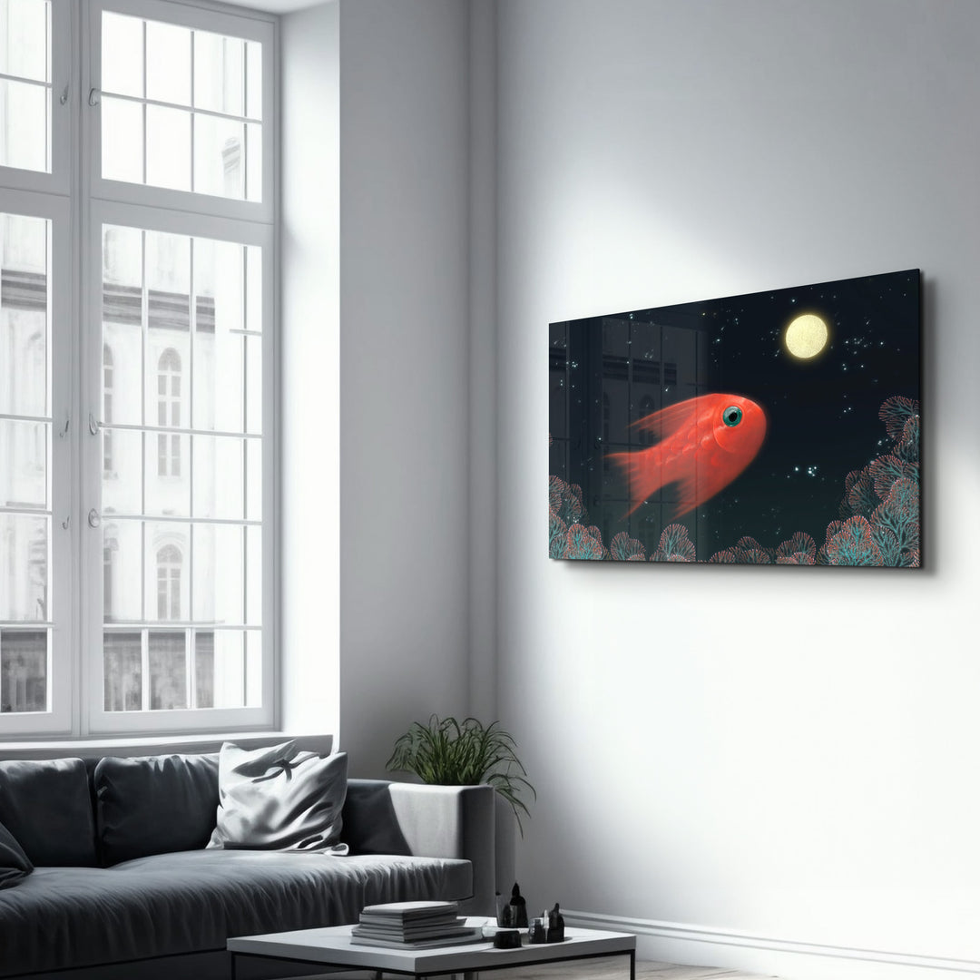 ・"Aquarium Fish"・Glass Wall Art - ArtDesigna Glass Printing Wall Art