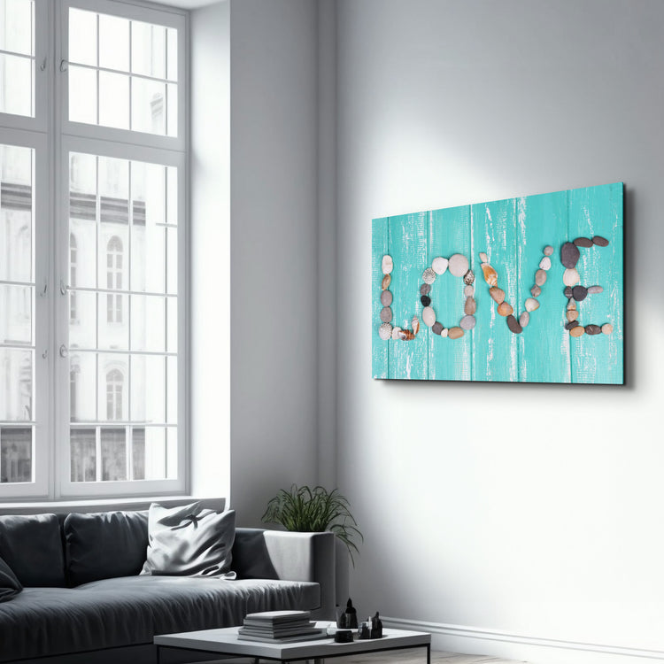 ・"Love"・Glass Wall Art - ArtDesigna Glass Printing Wall Art