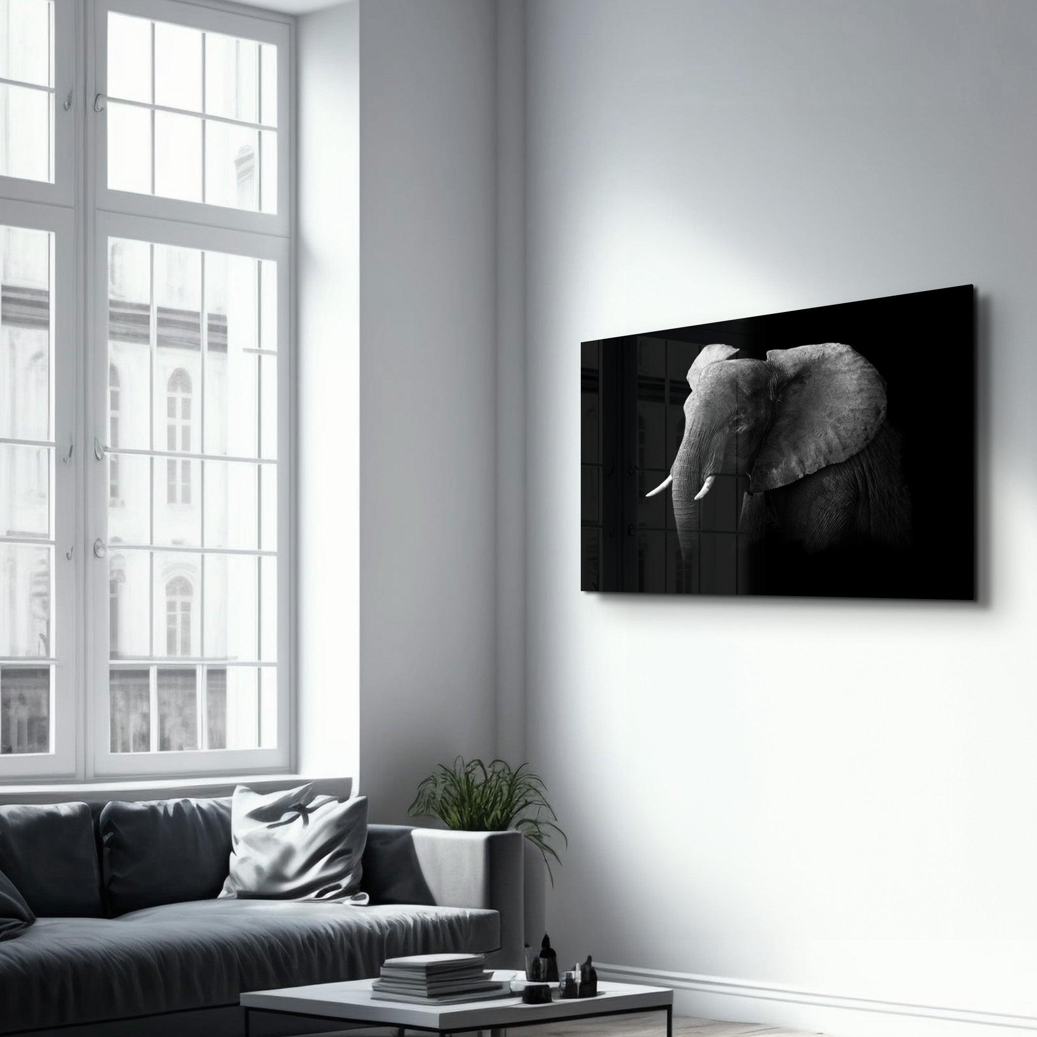 Elephant | Glass Wall Art - ArtDesigna Glass Printing Wall Art