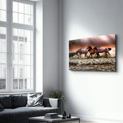 Horses | Glass Wall Art - ArtDesigna Glass Printing Wall Art