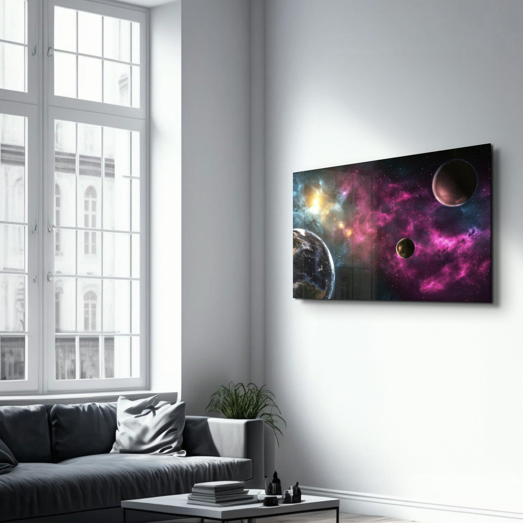 Space | Glass Wall Art - ArtDesigna Glass Printing Wall Art