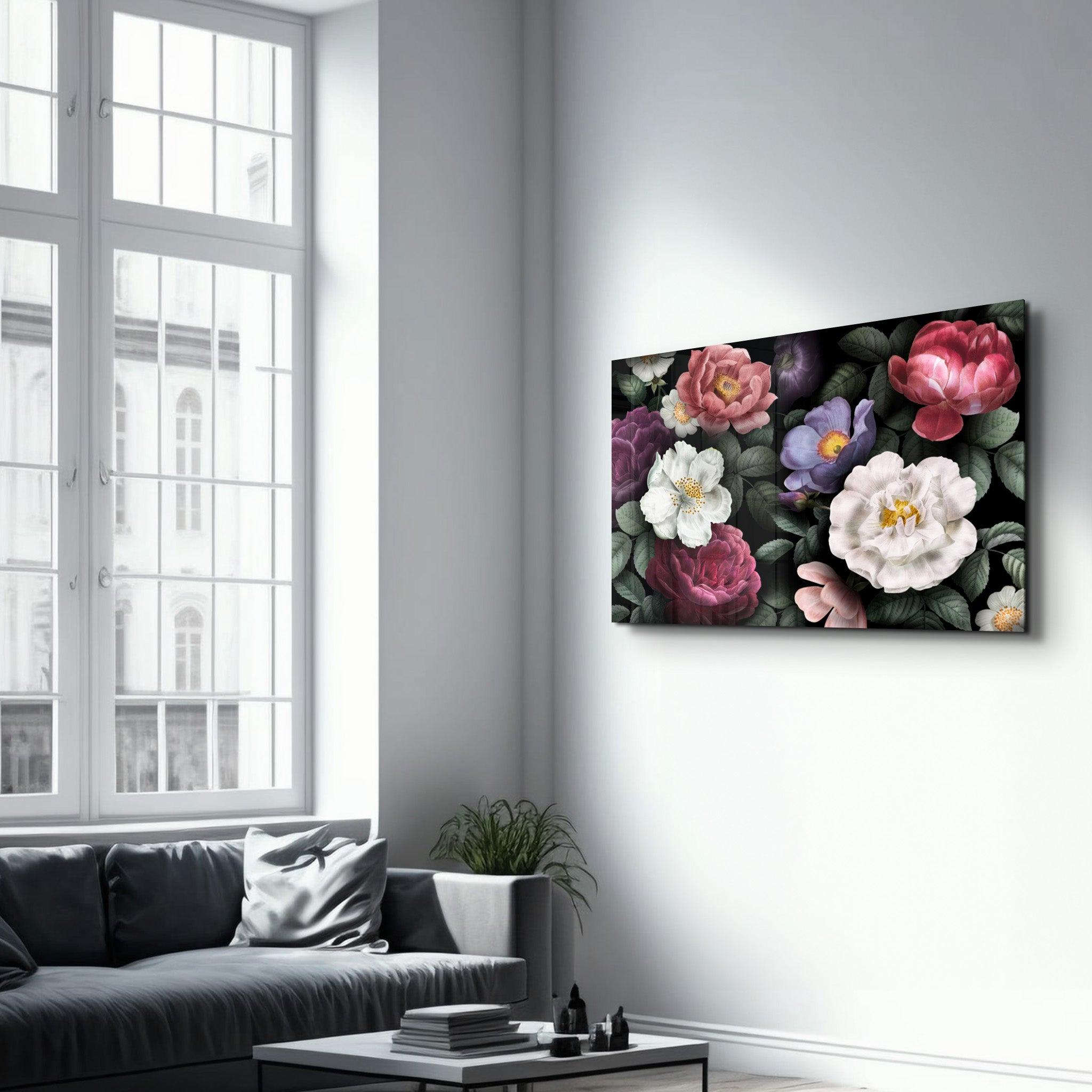 Floral | Glass Wall Art - ArtDesigna Glass Printing Wall Art