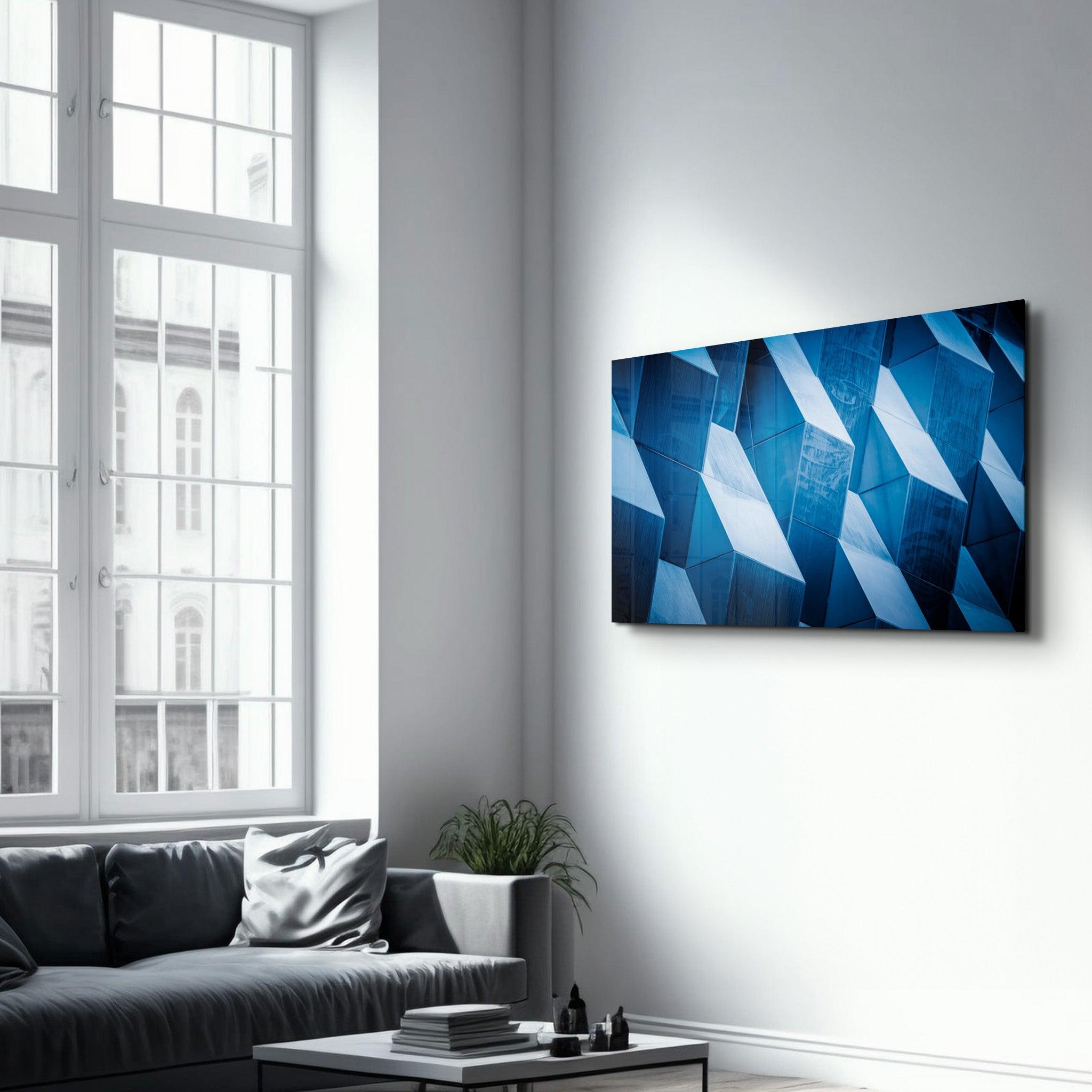 Geometric Shapes | Glass Wall Art - ArtDesigna Glass Printing Wall Art