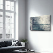 Abstract Gray Sea | Glass Wall Art - ArtDesigna Glass Printing Wall Art