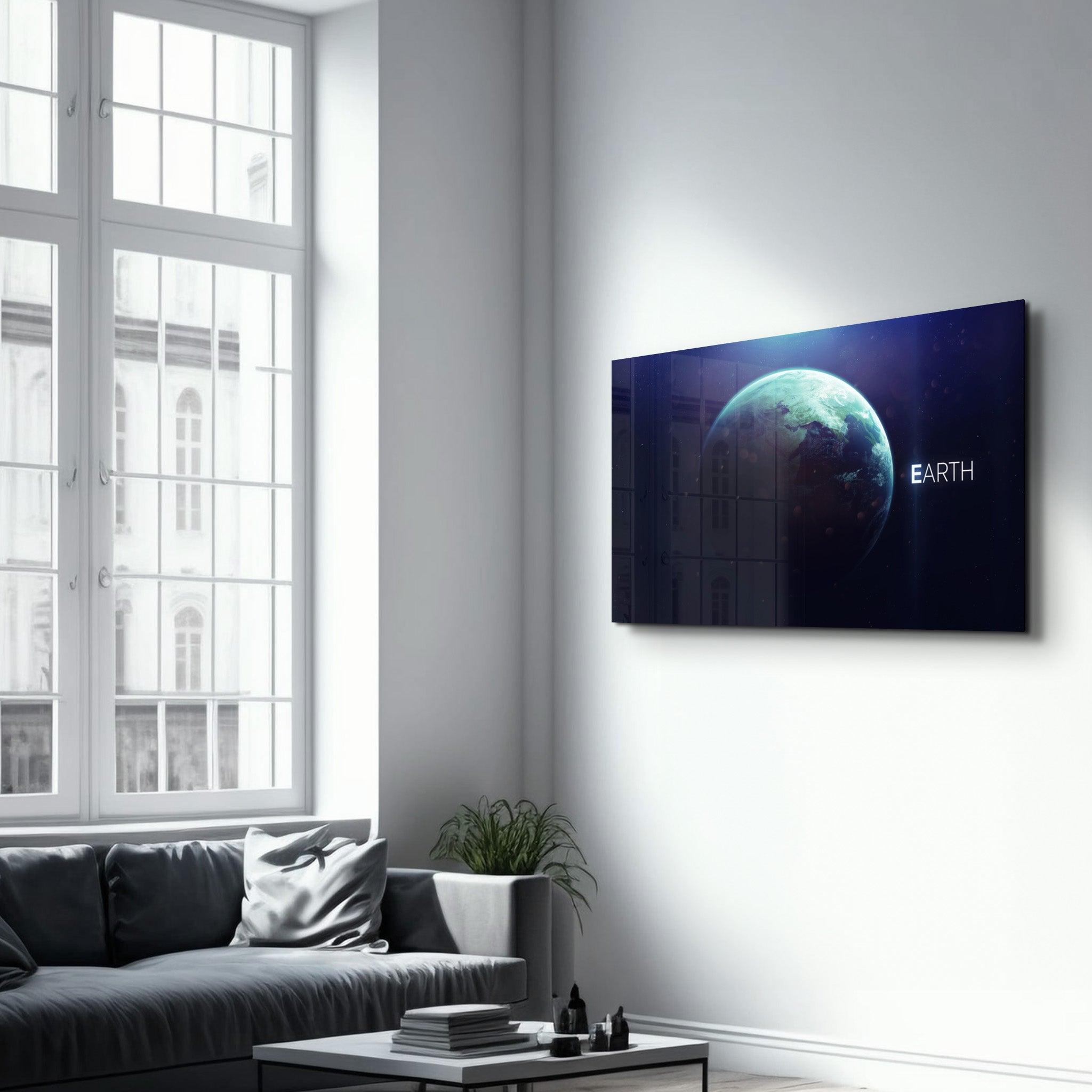 Earth | Glass Wall Art - ArtDesigna Glass Printing Wall Art