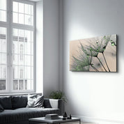 Flower Green | Glass Wall Art - ArtDesigna Glass Printing Wall Art