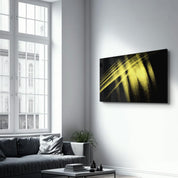 Yellow Pattern | Glass Wall Art - ArtDesigna Glass Printing Wall Art