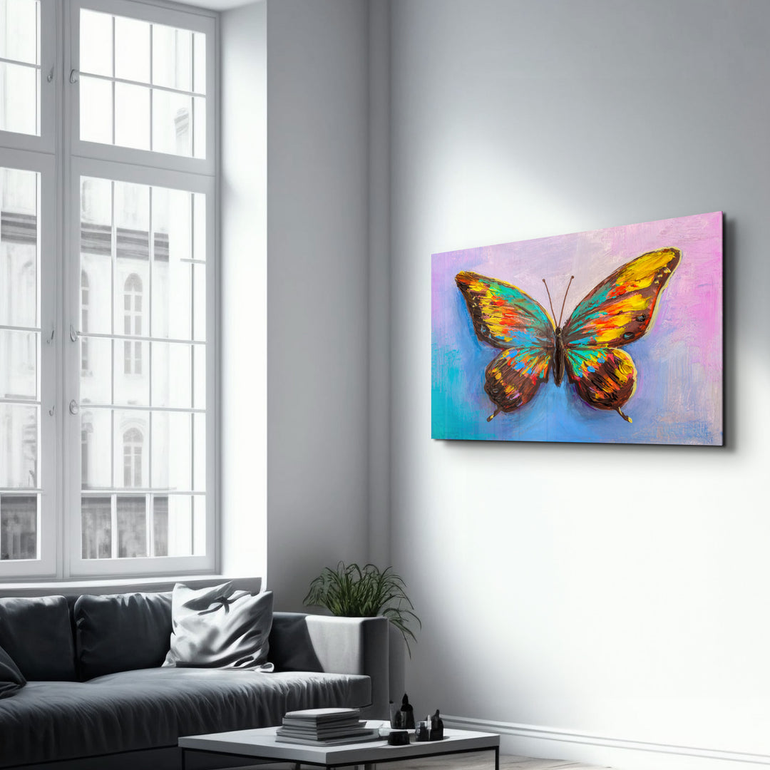 ・"Butterfly 4"・Glass Wall Art - ArtDesigna Glass Printing Wall Art