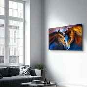 Horse Love | Glass Wall Art - ArtDesigna Glass Printing Wall Art