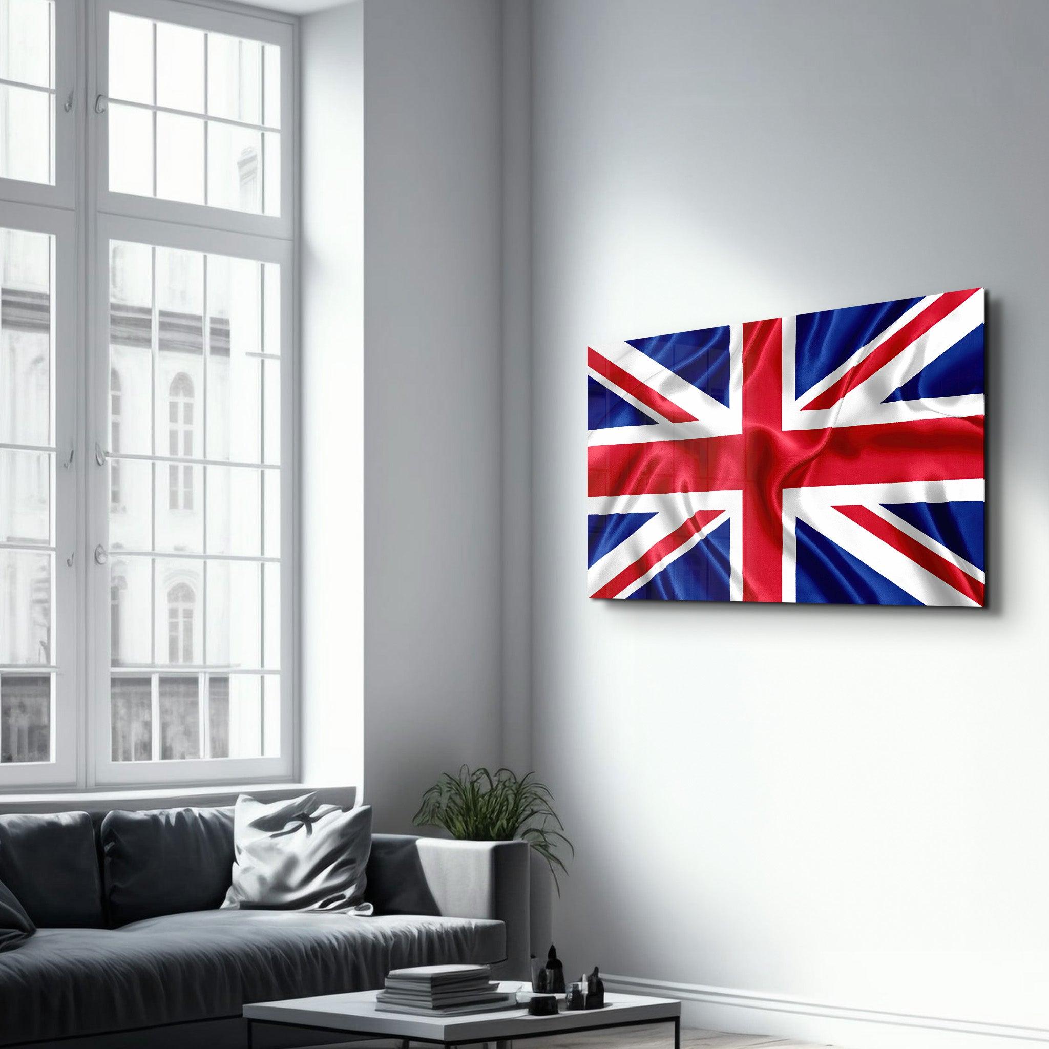 UK Flag | Glass Wall Art - ArtDesigna Glass Printing Wall Art