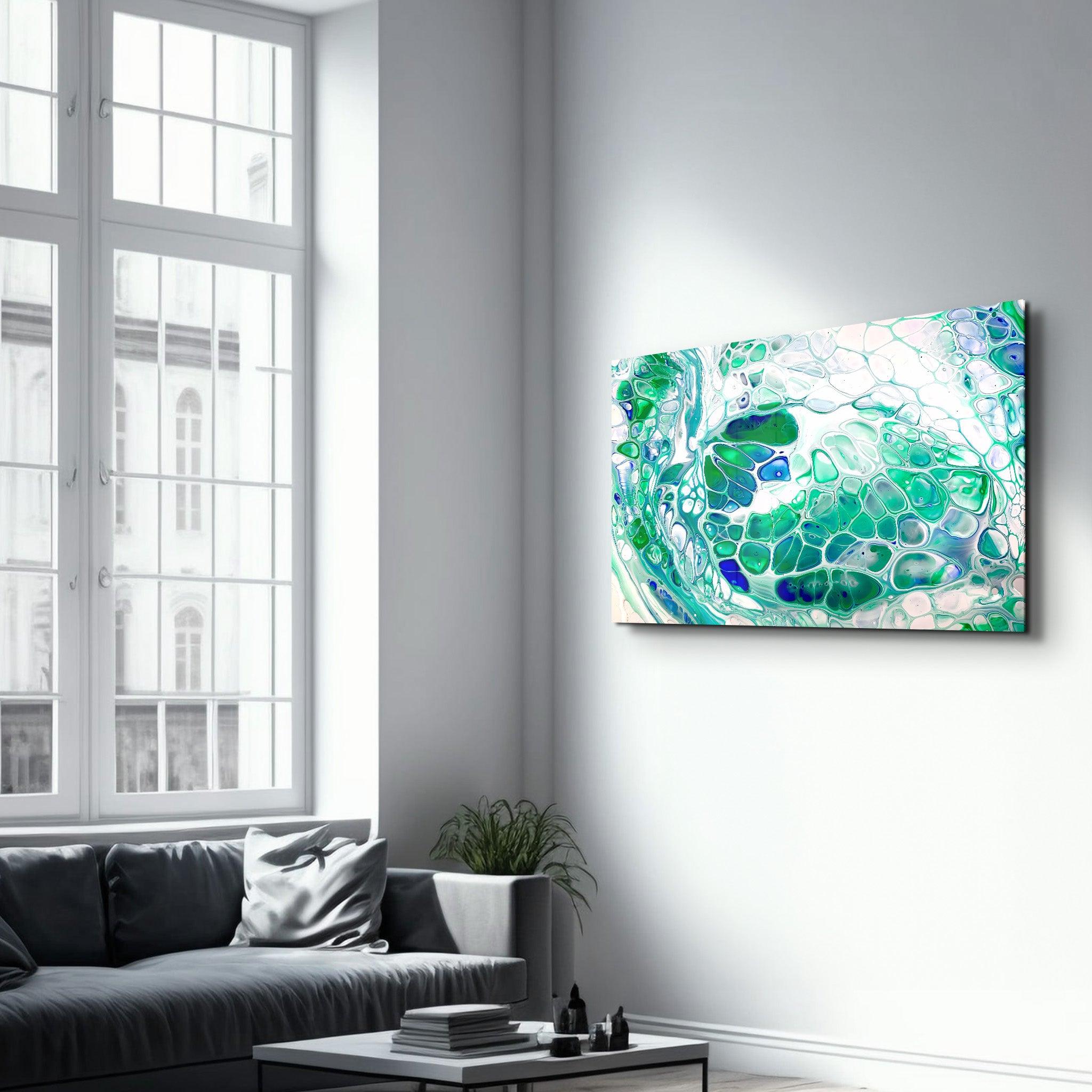 Marble Collection H17 - Elixir | Glass Wall Art - ArtDesigna Glass Printing Wall Art