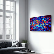 Leaves on the Water | Glass Wall Art - ArtDesigna Glass Printing Wall Art