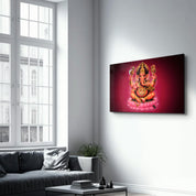 Lord Ganesha | Glass Wall Art - ArtDesigna Glass Printing Wall Art