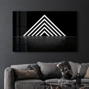 Mystic Triangle Gate | Glass Wall Art - ArtDesigna Glass Printing Wall Art