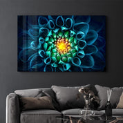 Sun Inside the Flower | Glass Wall Art - ArtDesigna Glass Printing Wall Art
