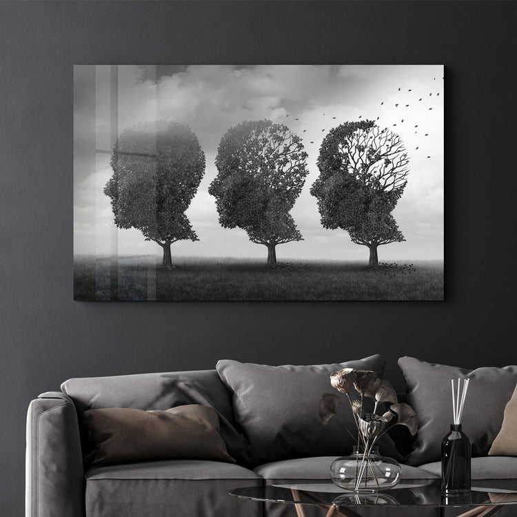 ・"A Phase Of Forgetting Things"・Glass Wall Art - ArtDesigna Glass Printing Wall Art