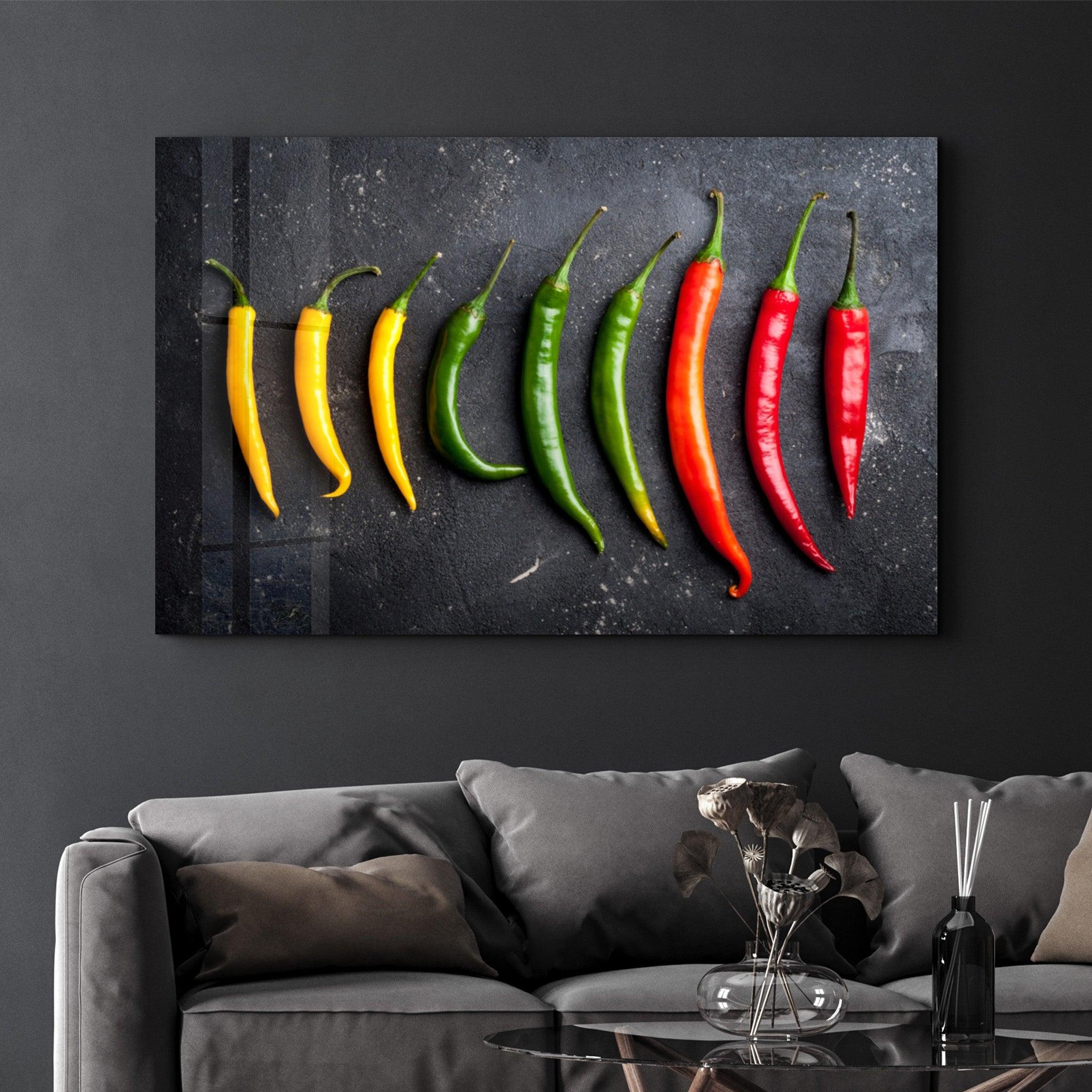 Pepper | Glass Wall Art - ArtDesigna Glass Printing Wall Art
