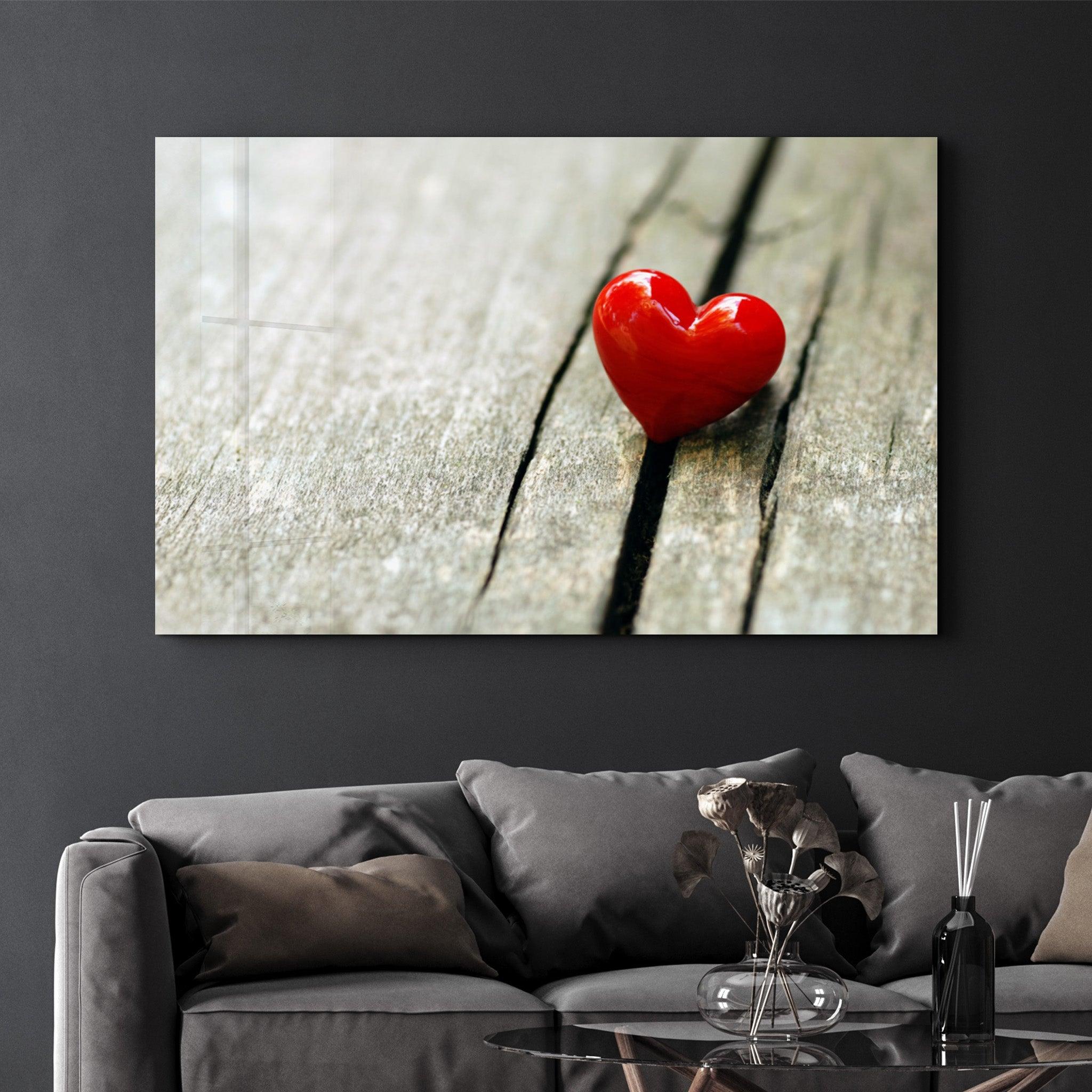 Heart 2 | Glass Wall Art - Artdesigna