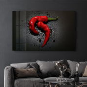 Red Pepper | Glass Wall Art - ArtDesigna Glass Printing Wall Art