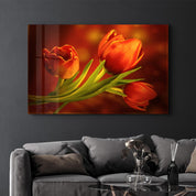 Embers of Spring | Glass Wall Art - Artdesigna